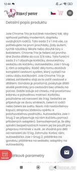 Kočárek Joie chrome - 10