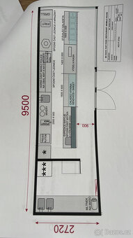 Prodejní kontejnerový stánek 9,5 x 2,7 m - 10