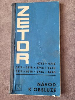 Originál příručky a katalogy Zetor - 10