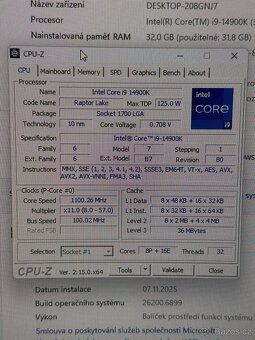 Herní PC sestava Z790 i9-14900K 32GB 4TB RTX 4080 Super DPH - 10