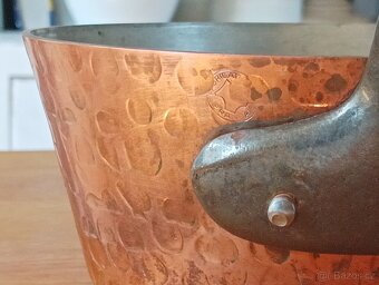 PROFESIONÁLNÍ MĚDĚNÝ HRNEC BAUMALU ALSASKO FRANCIE 70.LÉTA - 10