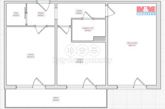 Prodej bytu 2+1, 59 m², Nemanice - 10