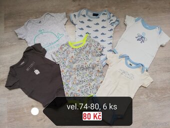 Tepláková souprava vel. 74-86 + mix - 10