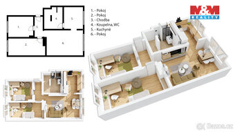 Prodej bytu 3+kk, 88 m², Znojmo, ul. Ugartova - 10