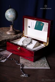 Starožitné stříbrné švýcarské hodinky OMEGA 1909 - 10