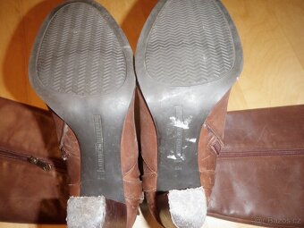 kožené kozačky zn. Tommy Hilfiger - vel. 38 - 10