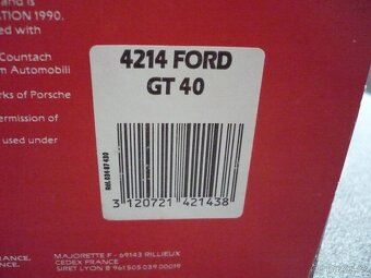 1:24 model majorette ford GT 40 (1/24) - 10