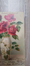 Staré pohledy Děti a Květiny - 10