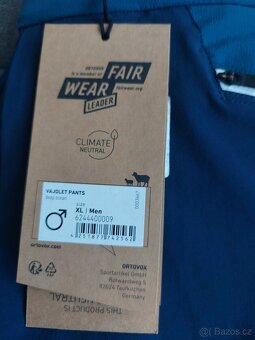 Pánské kalhoty Ortovox Vajolet Pants M Deep Ocean XL - 10