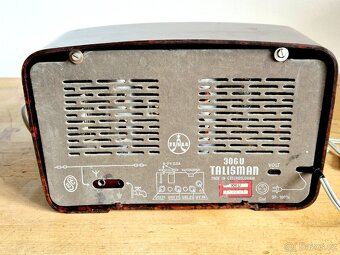 Staré rádio Tesla Talisman 306U - 10