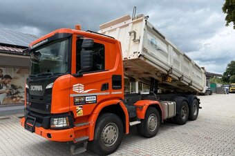 Scania G 500 XT 8x4 BORDMATIC třístranný sklápěč - 10