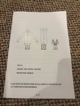 Přenosná sušička a žehlička prádla - 10