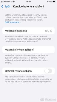 IPhone SE 64GB BÍLÁ 100%BATERIE - 10