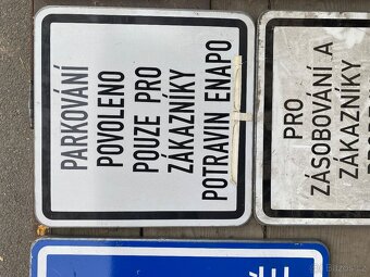 Dopravní značky, značení, parkování, dodatkové tabulky - 10