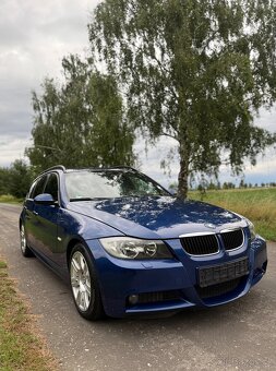 BMW e91 Mpaket 320d M47 120kw manuál Blau Le Mans - 10