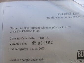 PROTICHEMICKÝ OBLEK - NOVÝ  - doprodej - 10