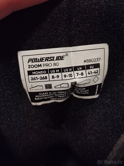 Kolečkové brusle Powerslide Zoom Pro Black 80 Trinity - 10