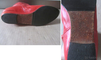 Vintage 80s dámské značkové shrnovací kozačky - 10