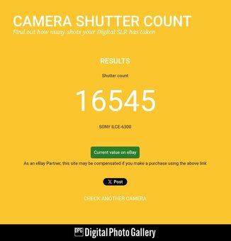 Digitální bezzrcadlovka SONY Alpha A6300 černý + 16-50 mm - 10