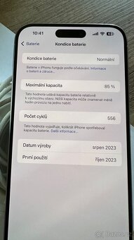 iPhone 15 pro Max 256gb titanium Silver - 10