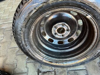 Zimní kola plechové disky 5x100 r15 pneu 195/65r15 - 10