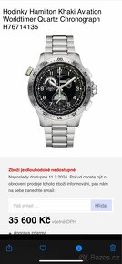 Hodinky Hamilton Khaki,Nove,mezinárodní záruka - 10