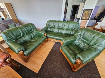 Kožená sedací souprava Romek 3+2+1 - 10