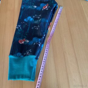 NOVÉ- handmade Soft kalhoty +čepice Unuo- 86 + S - 10