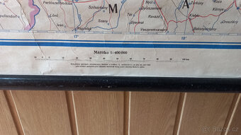 Nástěnná mapa Železniční osobní doprava 1961 - 10