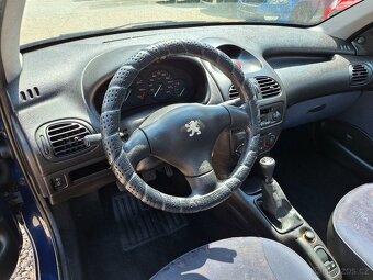 Peugeot 206 1.2i 44KW Tažné, Nové v ČR, 5Dveří - 10
