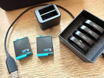 GoPro hero 10 + max lens + ND filtry - 10