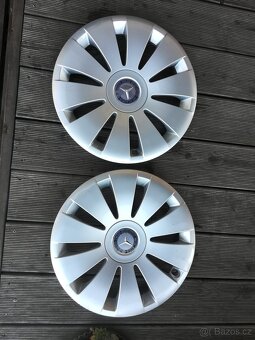ORIG. POKLICE MERCEDES 15", POUZE 2 KS, Č. A2464010024 - 10