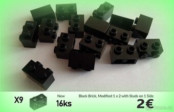 Lego® Diely čierne (ako nové) - 10