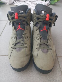 Air Jordan 6 Travis Scott „Olive“ – EU 46 / US 12 - 10