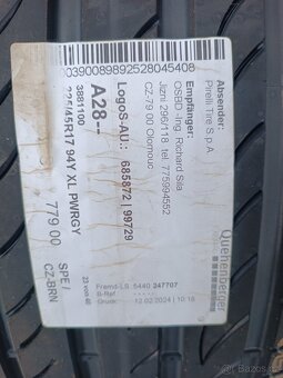 Pneu Pirelli Powergy 225/45 R17 94 Y XL Letní - 10