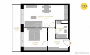 Pronájem bytu 2+kk s garážovým stáním, Chrudim, Luha, 129752 - 10