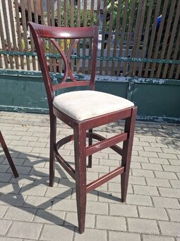 2x barové židle - 10