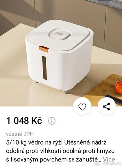 Nový zásobník na rýži, těstoviny, krmivo pro domácí mazlíčky - 10