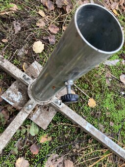 Hospodský slunečník Moravia 3x3 m - dřevěný - 10