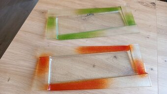 Skleněné tácy a kaminky - 10