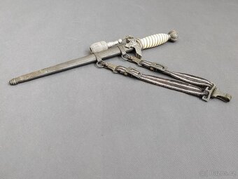Luftwaffe důstojnický kordík-2.model-FW Höller Solingen-Full - 10