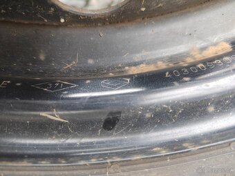Prodám orig alu 16 Renault laguna zimní pneu 205/55/16 - 10