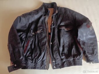 Pánská Kožené bundy 4 x  velikost L - 10