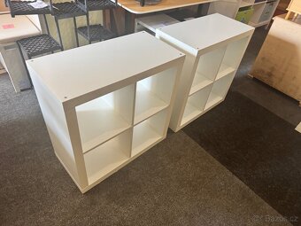2x bílé regály IKEA KALLAX - 10