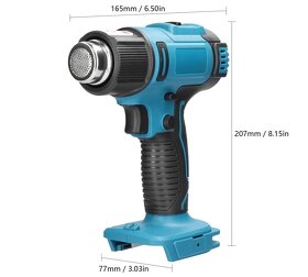 Aku horkovzdušná pistole pro Makitu 18V - sleva - skladem - 10