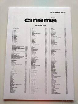 Kompletní ročníky časopisu Cinema - nevázané - 10