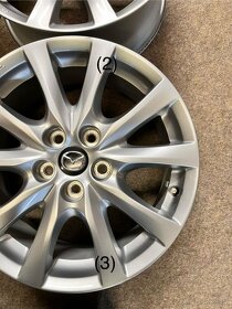 5x114,3 R17 originál Mazda alu disky - ET 50 - 10