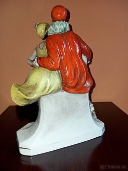 Sousoší. Pierot s Kolombínou ART-DECO - ROYAL DUX - 10