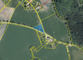 Bohdašín - prodej stavebního pozemku 1498 m2 - 10