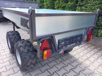 Přívěs vozík za čtyřkolku atv . Homologace spz - 10
